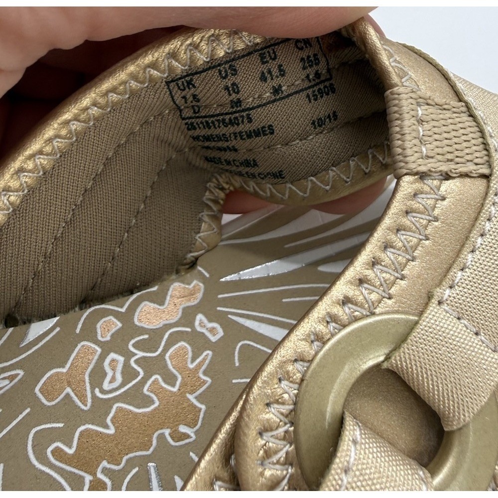 Clarks Collection Sandals Womens 10M Breeze Sea Casual Slip On Thong Flats Taupe - Picture 4 of 10
